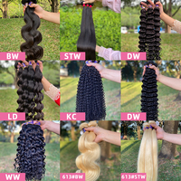 Borui Chinese Beauty Forever Mink Human Virgin Premium Anna Humain Hair Bundles with Closure