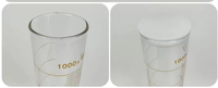 Équipement de laboratoire GLS, cylindre gradué en verre borosilicate 3.3, 1000 ml