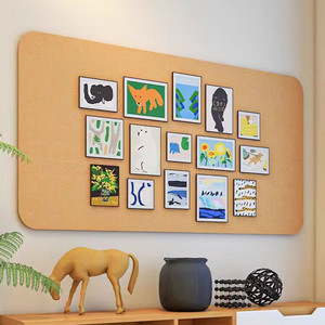 Panneaux muraux <span class=keywords><strong>en</strong></span> feutre autocollants <span class=keywords><strong>pour</strong></span> photos, tableaux d'affichage, tableaux à messages <span class=keywords><strong>pour</strong></span> la décoration murale du bureau, du salon et de la chambre - Product Image 1