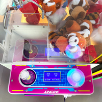 Machine à griffes premium Galaxy Star populaire, en métal, pour peluches, avec accepteur de billets et fonctionnement à pièces, personnalisable