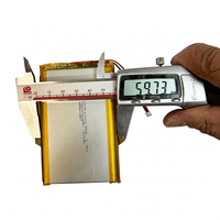 Baterai Lithium Ion Isi Ulang Pabrik OEM 3.7v Lipo 3.7v Baterai Lithium 1260100 3.7v 10000mah Baterai Lipo 400mah 3.7v