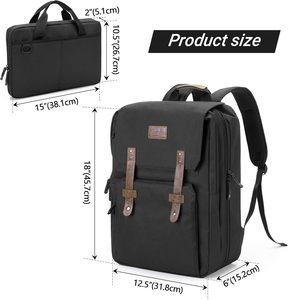Échantillon gratuit, vente en gros, logo personnalisé, toile, matériau durable, pliable, étui de rangement pour couteau de chef pour homme, sac à outils enroulable - Product Image 2