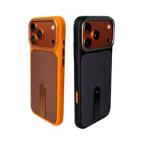 Coque de téléphone en TPU et PC avec motif tissé 3D intégral, protection anti-chute, chargement magnétique et support, pour iPhone 17, 17 Pro, 17 Pro Max, Air