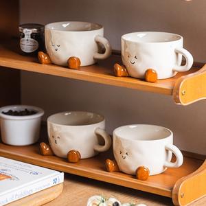 Tasse en céramique de style Little Red Book, couleur sous-glaçure, super mignonne, tasse à café ou à eau de niche, cadeau - Product Image 2