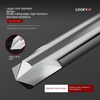 Couteau chanfreiné à 3 lames en carbure de tungstène pour alliage d'aluminium avec des angles de 30° ° /40/45/50/55/60/65/70/75/80/90/100/120/150/160 Degrés