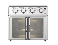 ANBOLIFE OEM&ODM Horno Freidora de Aire Inteligente de 25L No Tóxico con Control de Perilla de Puerta Abierta Desmontable y Nueva Tecnología de Calentamiento para Cocción Rápida