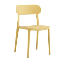 Chaise empilable d'extérieur en gros d'usine bonne chaise en plastique de salle à manger PP avec UV