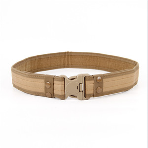 <span class=keywords><strong>Ceinture</strong></span> en toile pour hommes avec boucle en plastique à bordure extérieure de 5cm de large <span class=keywords><strong>Ceinture</strong></span> tactique de sport <span class=keywords><strong>d</strong></span>'entraînement allongée et épaissie - Product Image 6