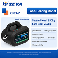 Treuil électrique de levage de 350 kg pour escalade sur corde, avec batterie au lithium rechargeable, télécommande, pour travaux en hauteur sur murs extérieurs