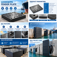 Plaque de défense en UHMWPE pour quai de bateau, pare-chocs marin, résistant aux UV/chaud, robuste, découpe sur mesure