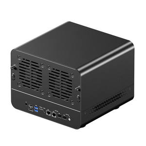 NAS Barebone WTR MAX de 6+5 Bahías, CPU AMD R7 8845HS, Puerto USB4 y Oculink, 2 Ranuras DDR5 de 5600Mhz, 5 Ranuras M.2 NVME, 2 Ranuras SFP de 10GB - Product Image 2