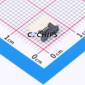 FPC-0.5FX-4PWCR-H20 FFC/FPC Connector SMD,P=0.5mm,Horizontal Mount Connector Flip Cover Type Bottom Contact 4P 0.5mm - Product Image 1