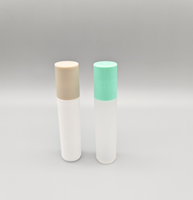 Vente en gros de flacons à bille en plastique pour crème pour les yeux de 10 ml, perles en acier/perles en verre, flacons à bille portables pour application