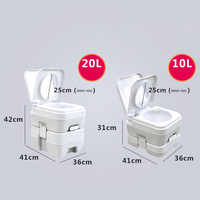 Toilettes d'extérieur pour voiture, portable, anti-odeur, pliable, auto-conduite, toilettes d'urgence pour camping