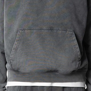 Sudaderas con Capucha Extra Grandes para Hombre, Estilo Casual de Invierno, Lavado Ácido, 100% Algodón, Felpa Transpirable, Ecológicas, Ropa Urbana, Más Vendidas - Product Image 5