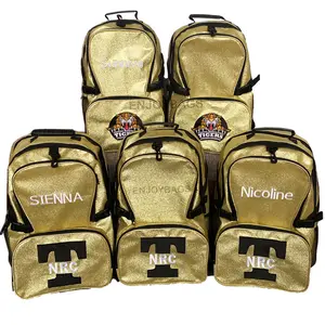 Geräuscharmband individueller großer tragbarer sublimierter glitzer-jubilare-rucksack cheerleading freizeit-sport-rucksacks