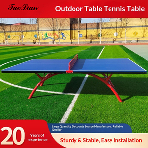 TuoLian Tavolo <span class=keywords><strong>da</strong></span> Ping Pong Pieghevole Standard per Competizioni all'Aperto, Moderno in SMC per Sport e Intrattenimento - Product Image 1