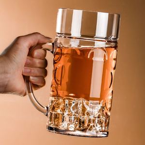 Gobelet moderne de grande capacité 34oz/1000ml en plastique PC, verre à vin en acrylique, verres à bière - Product Image 1