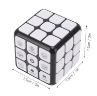 Cube de jeux électroniques portables 7-en-1 pour le cerveau et la mémoire, jouet éducatif STEM pour enfants