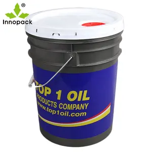 Seau à peinture en plastique non imprimé de 20l seau HDPE pour huile moteur