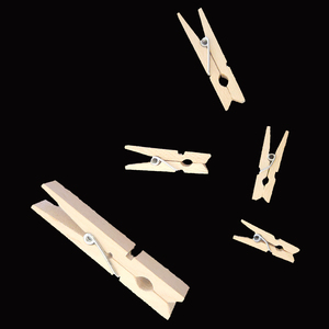 Mollette per <span class=keywords><strong>Foto</strong></span> per Uso Domestico, Assortite e Colorate, in Legno, Antivento - Product Image 4