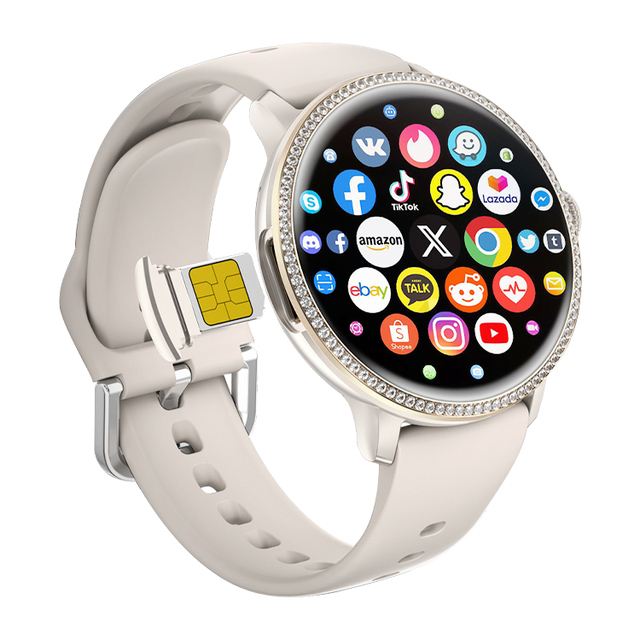 H80 SIM Card Smartwatch GPS Wifi Positioning Instant Message Calling Reminder Standalone Download 4G Smart Watch with 3+32GB