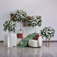NINI Kunstmatige Rozen Groenblijvende Bloemenbal Bruiloft Boogwagen Winkelopening Hangende Decoratie Ornament Bloemdecoratie