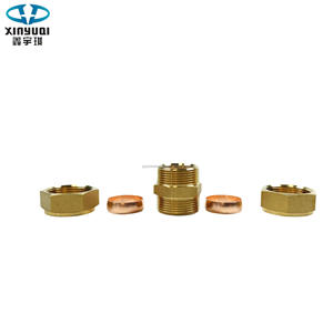 Fabrika pirinç çift yüksük bağlantı parçaları, 22 mm bağlantı plakaları ve güneş enerjisi kolektörü bağlantı parçaları sağlar. - Product Image 5