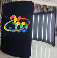 Cabina de Fotos Sky 360 - Cabina de Fotos Giratoria Automática de 360 Grados con Soporte para Cámara DSLR para Eventos, Fiestas y Celebraciones