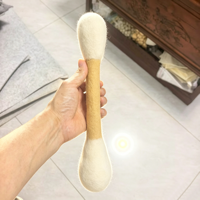 Jouet pour animaux de compagnie en feutre de laine bicolore écologique, vente en gros d'usine, non toxique, résistant aux morsures, durable, bâton à mâcher pour chats et chiens, personnalisable