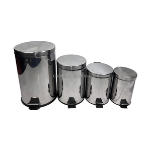 3L/5L/8L/12L/20L/30L thép không gỉ xoắn ốc đạp <span class=keywords><strong>bin</strong></span> Thùng rác có thể chân-kích hoạt chất thải <span class=keywords><strong>bin</strong></span> cho nhà bếp Sử dụng ngoài trời Nhà thiết yếu - Product Image 3