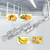Kosteneffectieve Fabrikant Van Verse Aardappelchips Nieuwe Staat Transportband Crispmachine Voor De Productie Van Groente-En Fruitchips