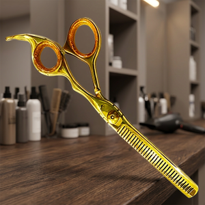 ASAP กรรไกรตัดบางสแตนเลสสีโรสโกลด์เครื่องมือตัดผม - Product Image 2