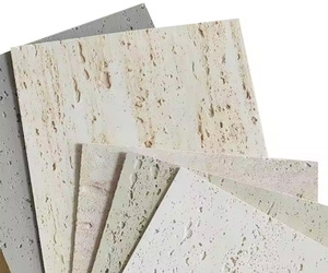 Carreau mural flexible en pierre <span class=keywords><strong>de</strong></span> porcelaine <span class=keywords><strong>de</strong></span> style moderne panneau décoratif lumière ignifuge extérieur <span class=keywords><strong>de</strong></span> la maison face à une grande dalle modèle 3D - Product Image 6