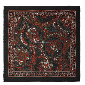 Nouvelle Arrivée 2026 – Foulard de Luxe en Soie Brossée 100% pour Homme, Motif Carré de Poche, Fabrication Exquise Personnalisée, Collection Automne/Hiver - Product Image 2