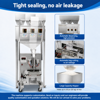 Multihead weeg- en verpakkingsmachine 304 roestvrij staal automatische VFFS verpakker hoge capaciteit CE ISO rijst thee koffie