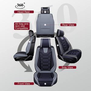 Fundas de Asiento de Coche de Cuero de Lujo de Fábrica, Juego Completo, Protector de Asiento de Coche, Fundas Universales para Asientos de Coche - Product Image 2