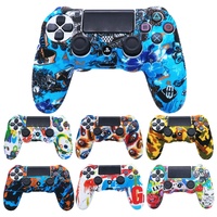 Coque de protection en silicone pour manette de jeu, motif camouflage, accessoire de jeu fabriqué au Guangdong