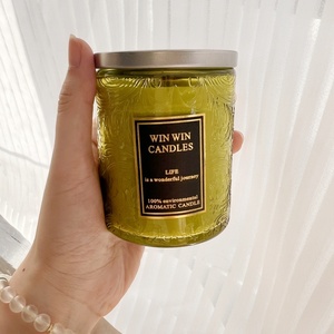 เทียนหอมกลิ่นแอปเปิ้ลจากมาเลเซีย ขายส่ง 100% ขี้ผึ้งถั่วเหลืองธ<span class=keywords><strong>ร</strong></span><span class=keywords><strong>ร</strong></span>มชาติ <span class=keywords><strong>ร</strong></span>ับผลิตแบบ OEM ODM แบ<span class=keywords><strong>ร</strong></span>นด์ส่วนตัว - Product Image 6