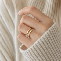 Personalisierter minimalistischer DIY-Ring mit Gravur für Damen und Herren, modischer offener Ring mit gravierten Buchstaben, Paar-Schmuck, Erinnerungsgeschenk