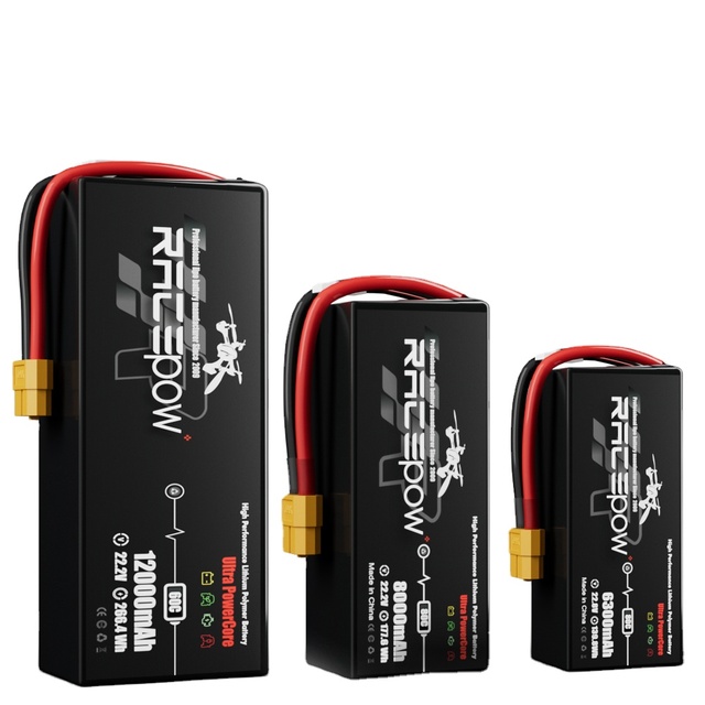 OEM High Energy Density 6S /12S  5000mAh 7500mAh 8000mAh 10000mAh 12000mAh 22.2V 6S Lipo Packs Battery for UAV FPV Drone