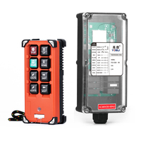 Control remoto inalámbrico para grúa torre industrial, 1 transmisor y 1 receptor, 2 unidades