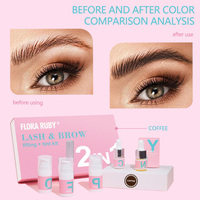 Ensemble de levage Wimpern Lashlift Nutrition Huile Laminage des sourcils Kit de levage permanent des cils avec tiges de levage des cils en silicone
