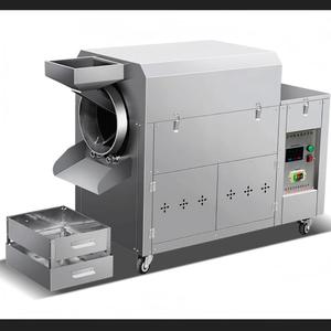 Máquina Automática para Tostar Nueces con Cinta Transportadora, Procesamiento Industrial Continuo <span class=keywords><strong>de</strong></span> Cacahuetes, Anacardos, Sésamo, Soja y Nueces Mixtas - Product Image 1