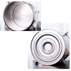 ถังเก็บความเย็นทรงกระบอกฉนวนกันความร้อนสองชั้นทำจากสเตนเลสหนา - Product Image 5