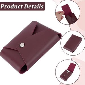 Single Deck PU Leather <b>Playing</b> <b>Card</b> Holder Protector Durable Poker Case Multipurpose Wallet Coin Pouch for Board Games - Product Image 3