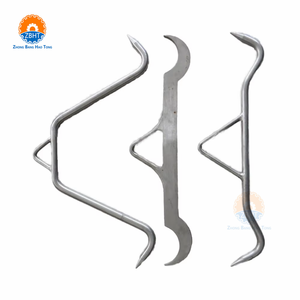 Équipement d'abattage essentiel pour <span class=keywords><strong>boucherie</strong></span> Roulement complet à crochet de poulie de rail de tube pour machines d'abattoir pour abattoirs - Product Image 5