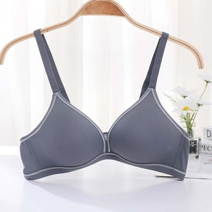 Reggiseno di seta con reggiseno adesivo Push up reggiseno da donna marche morbide aperte aperte sottili senza fili 34B biancheria intima - Product Image 6