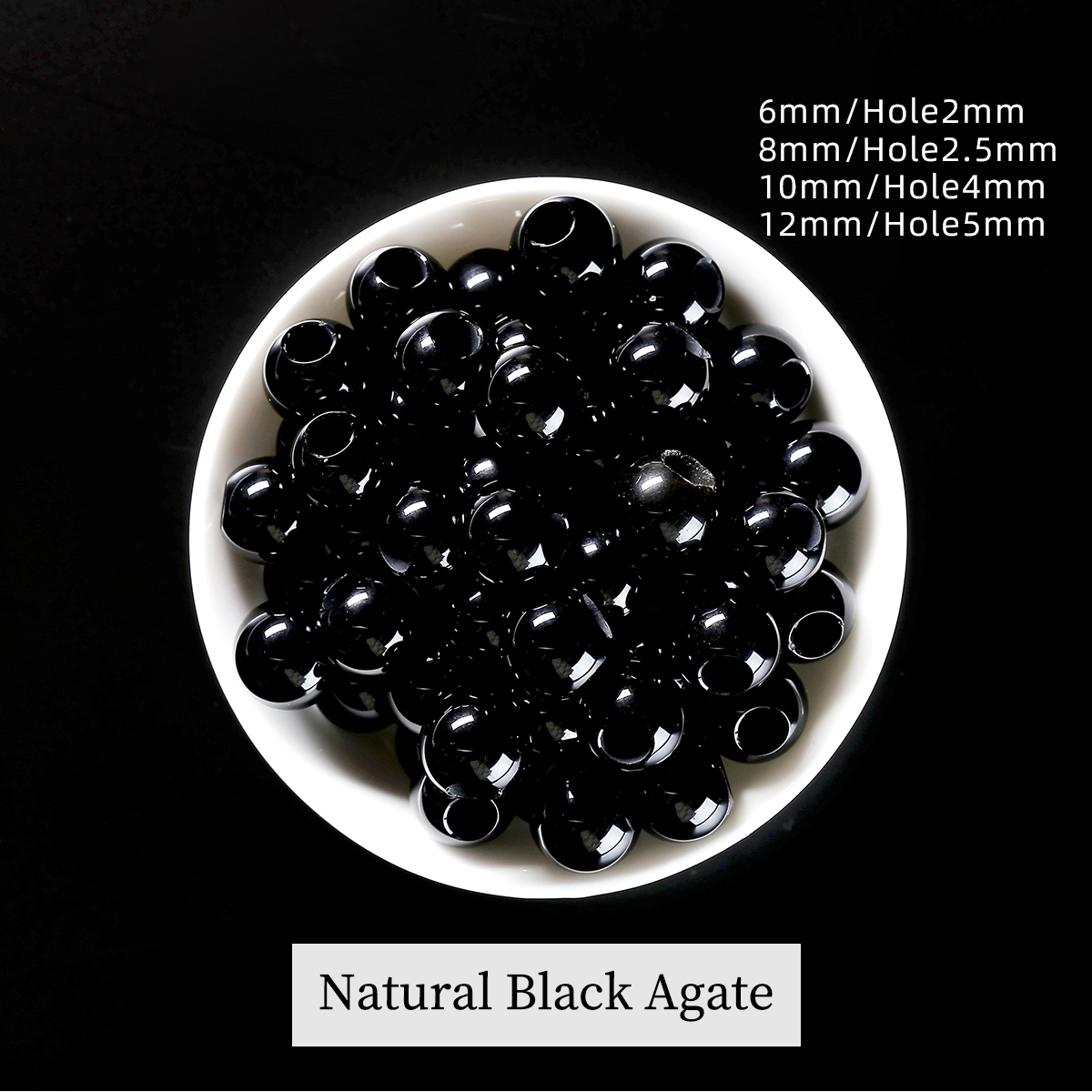 Natural Black Agate
