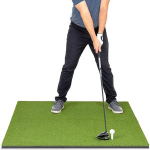 แผ่นรองตีกอล์ฟสำหรับฝึกซ้อมในร่มและกลางแจ้ง ทนทาน กันลื่น หนา 10 มม. เหมาะสำหรับฝึกวงสวิง ชิปปิ้ง พัตต์ และการฝึกซ้อมในสวน - Product Image 3